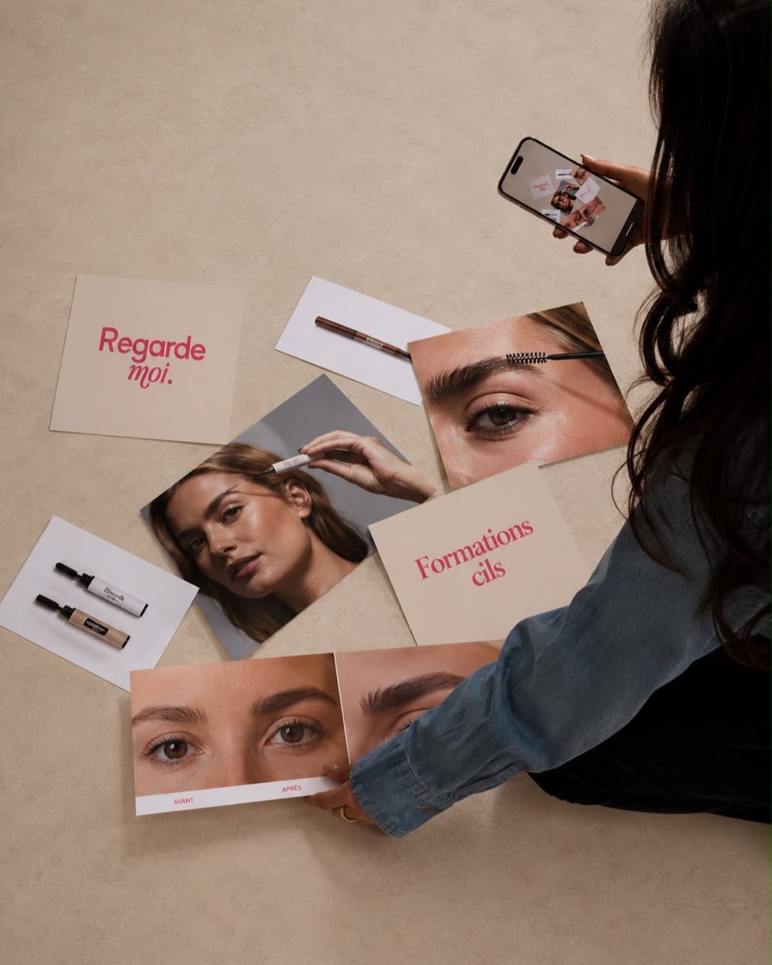 Supports de cours des formations cils et sourcils